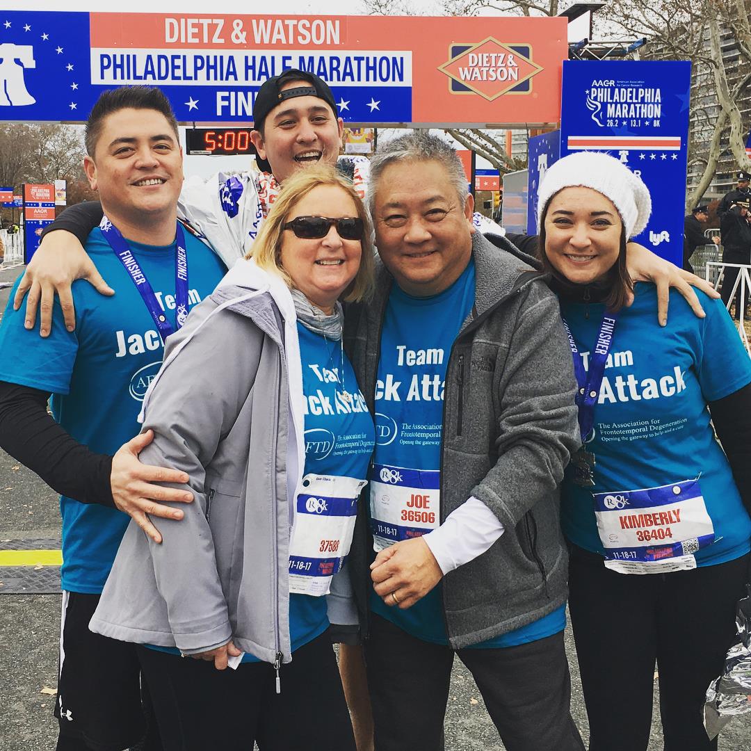 Jackie Pang and her family