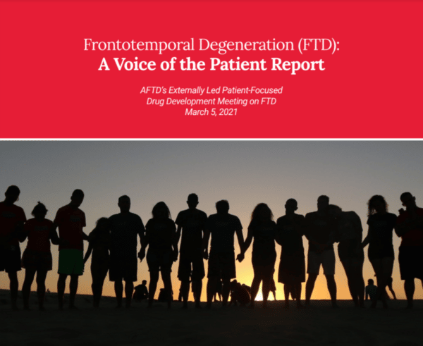 AFTD voice of the patient report cover image