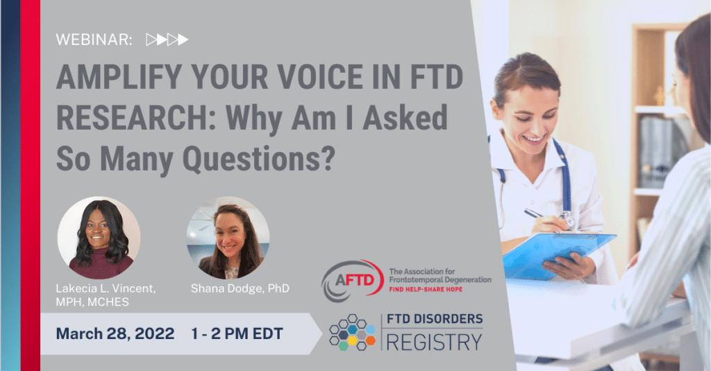 Perspectives in FTD Research AFTDRegistry Webinar (2)