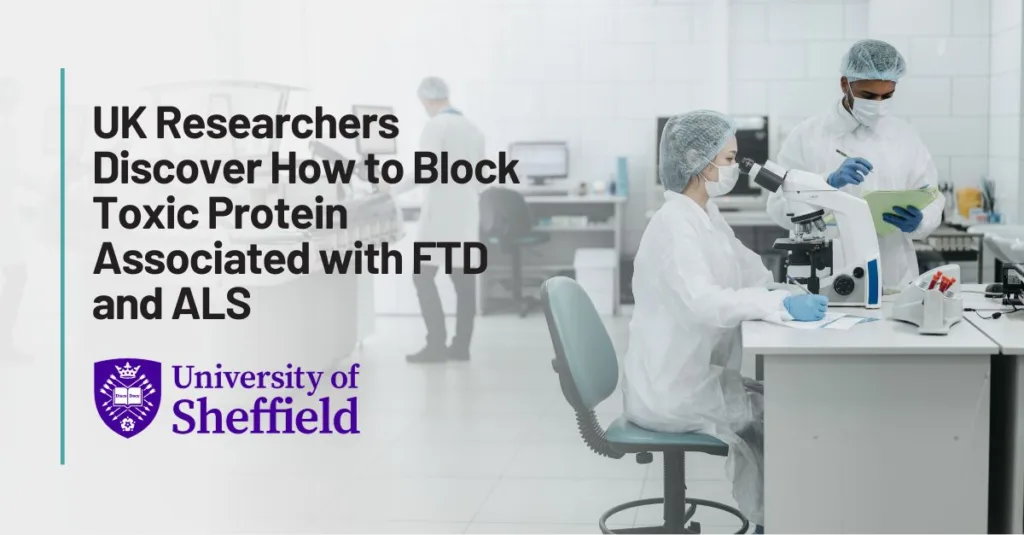 Graphic: UK Researchers Discover How to Block Toxic Protein Associated with FTD and ALS