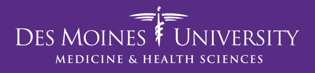 Des Moines University logo for health fair