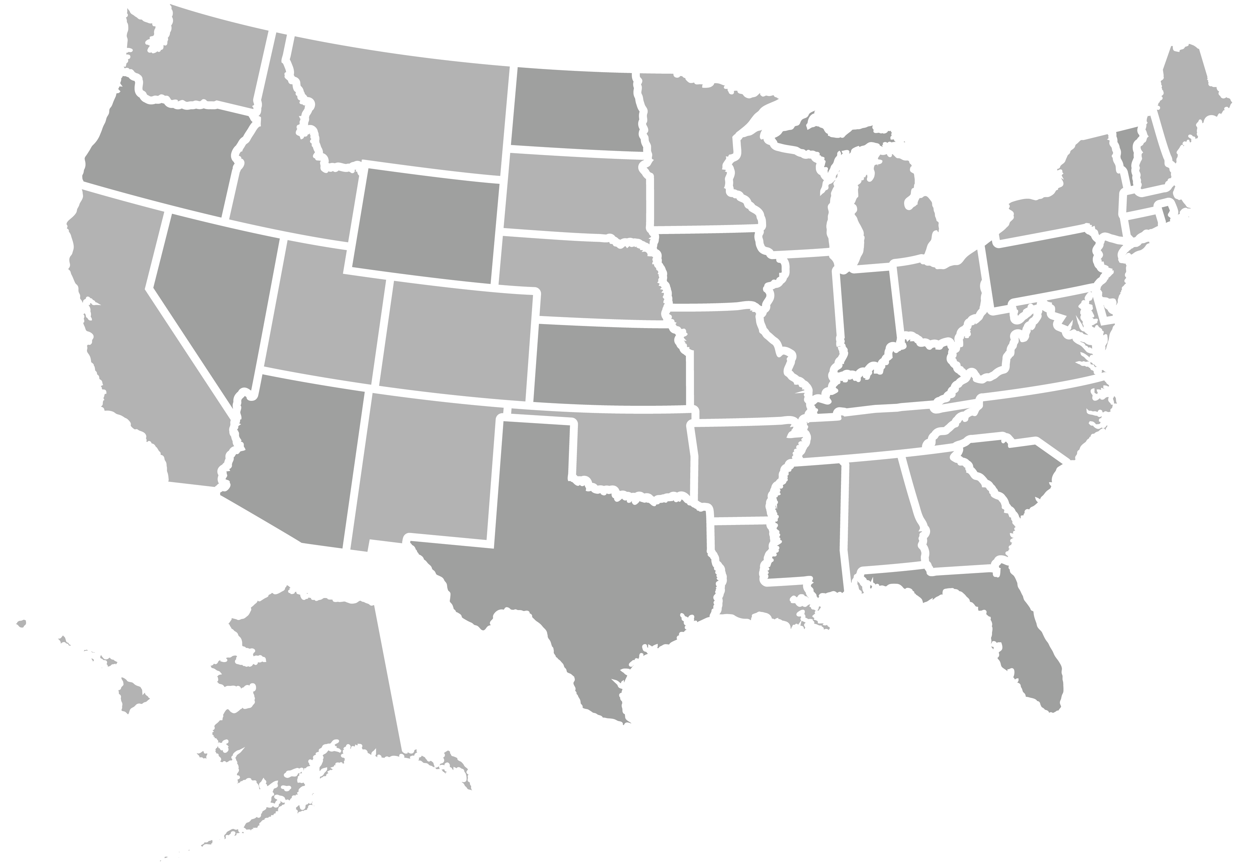 Select State Icon US Map